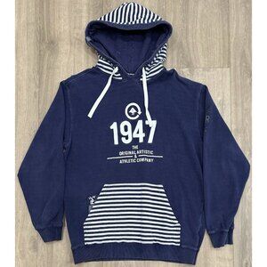 LRG Lifted Research Group Blue Hoodie Size L 1947 Vintage Y2K Hoodie/Pullover